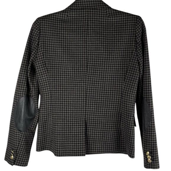 J. Crew women’s size 4 XS gray black herringbone wool blend Keaton's Boy Blazer - Picture 2 of 8